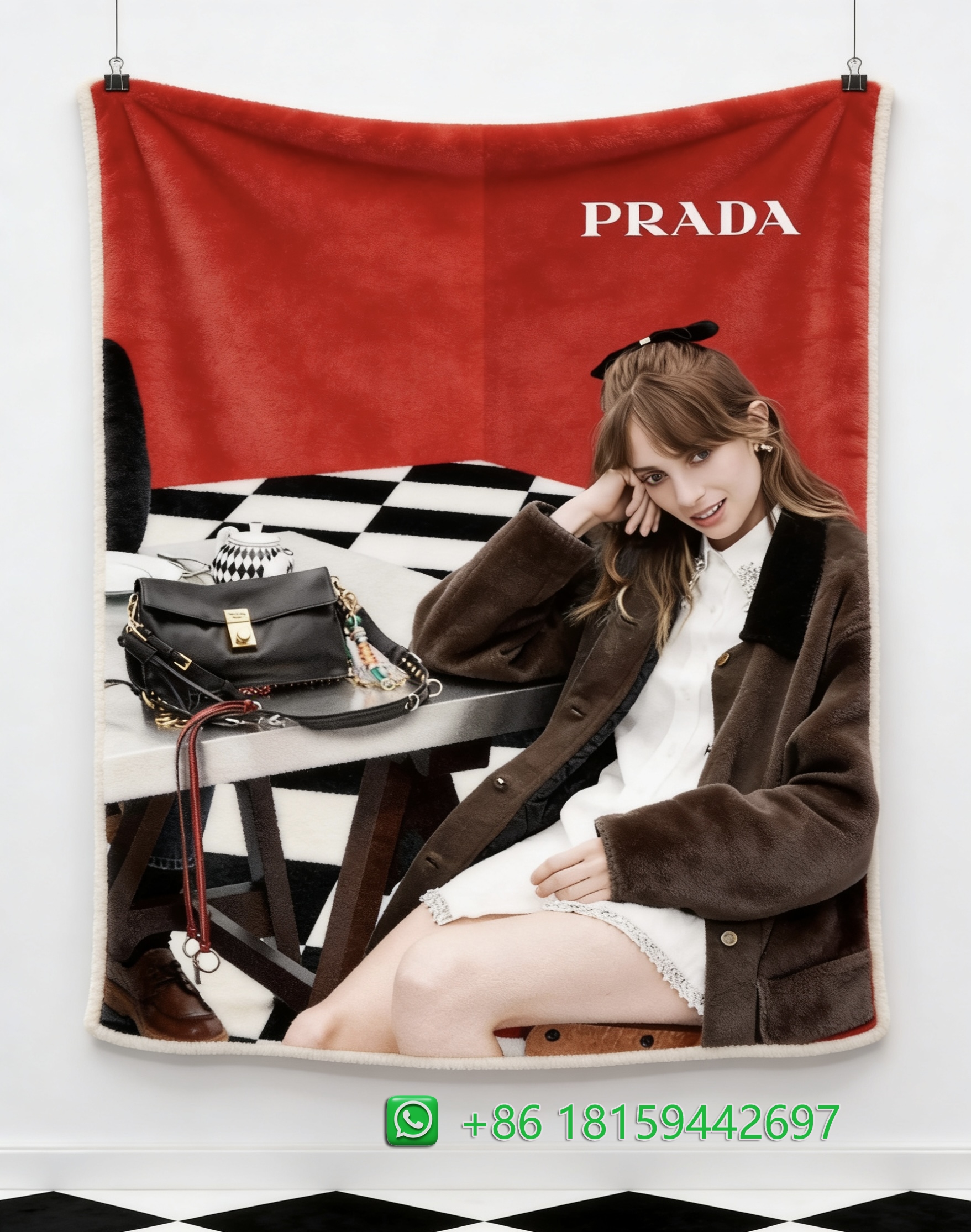 Prada Throw Blankets